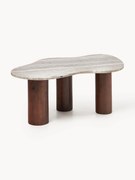 Mesa de centro em mármore com forma orgânica Naruto