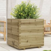 vidaXL Vaso/floreira de jardim 70x70x72 cm madeira de pinho impregnada
