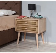 Mesinha de Cabeceira Two – Carvalho Sonoma – 60 cm x 61 cm x 40 cm