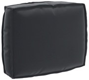vidaXL Almofada Preto 50 x 40 x 12 cm Tecido Oxford