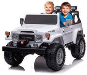 TOYOTA BJ40 24V 2 LUGARES CARRO ELÉTRICO INFANTIL BRANCO