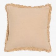 Almofada Quadrada De Algodão (40x40 Cm) Brigui Beige Semoline - Sklum