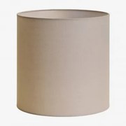 Abajur De Tecido Arlina Cinzento Taupe Claro & Ø30 Cm - ↑30 Cm - Sklum