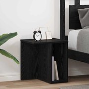 vidaXL Mesa de apoio 2 pcs Carvalho Preto 37 x 32 x 40 cm