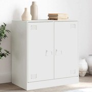 vidaXL Aparador 67x39x73 cm aço branco