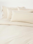 Capa de edredão em percal de algodão lavado Leonie