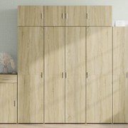 vidaXL Armário alto 80x42,5x185 cm deriv. de madeira carvalho sonoma