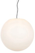 Candeeiro de teto exterior moderno branco 56 cm IP65 - Nura Moderno