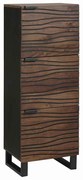 vidaXL Highboard Madeira de Nogueira Castanho 40 x 33.5 x 110 cm