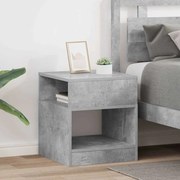 vidaXL Mesa de apoio 2 pcs Cinzento 40,5 x 40 x 45 cm