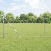Cerca Hexagonal vidaXL 1x50 m Aço Galvanizado