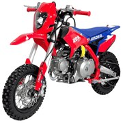 MINI MOTO Crianças MINICROSS Gasolina 70CC 10/10" APOLLO THUNDER AUTO Vermelha