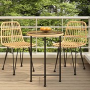 vidaXL Mesa de jantar Ø55 cm   vidro temperado e aço