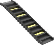 PawHut Rampa para Cães Dobrável 154 cm Rampa para Cães para Carro e Cama com 10 Degraus Antideslizantes Suporta até 68 kg Preto | Aosom Portugal