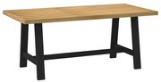 vidaXL Mesa de jantar NOAIN Pernas em forma A 180x90x75cm pinho maciço