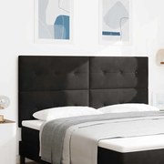 Cabeceira LED vidaXL Preta 90 cm Veludo