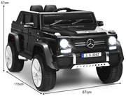 Jeep Mercedes-Benz Maybach com bateria licenciada de 12 V e suspensão rosa