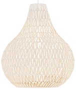 Candeeiro de suspensão escandinavo branco 45 cm - Lina Drop