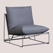 Poltrona De Jardim Amaro Cinza - Sklum