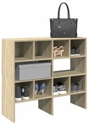 Sapateiras 2 pcs empilháveis 89,5x30x40 cm carvalho sonoma