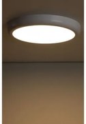 Plafon Led Em Alumínio Tarik Ø30 Cm Branco Cálido - Sklum