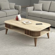 Mesa de Centro Eylul – Travertine – 105x35x60 cm