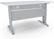 Secretária de Escritório 1800x800x750mm Soho – Cinza / Branco