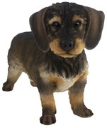 Esschert Design Dachshund pelo de arame 50x15x27,8 cm