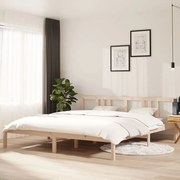 Estrutura de cama super king 180x200 cm madeira maciça