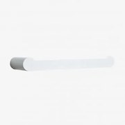 Toalheiro De Parede Com Barra ↔︎20cm Para Banheiro Em Aço Inox Alameda Branco - Sklum
