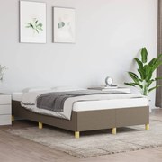 Estrutura cama sem colchão 120x200 cm tecido cinza-acastanhado