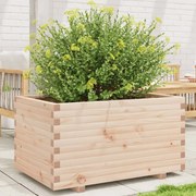 Vaso/floreira de jardim 90x60x49,5 cm madeira de pinho maciça