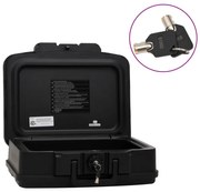vidaXL Cofre 44x37x16,5 cm preto