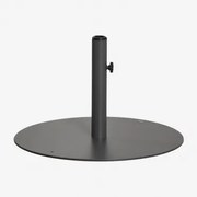 Base De Guarda-sol Redonda Ø60 Cm Em Aço Peuet Cinza Grafito - Sklum