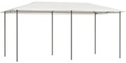 vidaXL Gazebo 2,98x5,3x2,59 m 160 g/m² cor creme