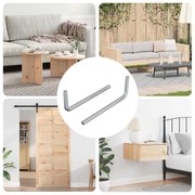 vidaXL Chave Hexagonal 2 pcs Prateado 32 x 86 mm Aço