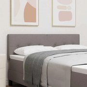 Cabeceira vidaXL Botões Estofada Taupe 140 cm Tecido