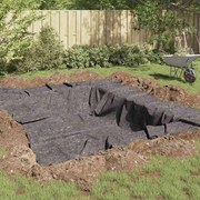 vidaXL Fleece para Lagoa Cinzeto 1 x 10 m Poliéster e Algodão