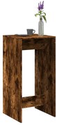 vidaXL Mesa de bar 51x50x103,5 cm derivados de madeira carvalho fumado