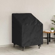 vidaXL Capa de Cadeira de Jardim Preto 75 x 78 x 65 / 100 cm tecido 210D