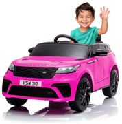 LAND ROVER VELAR CARRO ELÉTRICO INFANTIL 12V ROSA