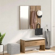 vidaXL Conjunto móveis corredor derivados madeira carvalho artisiano