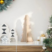 vidaXL Árvore de Natal decorativa 49 cm madeira de pinho maciça