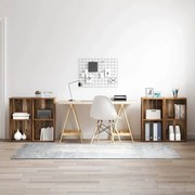 vidaXL Conjunto de móvel de TV 4 pcs Madeira Antiga 72 x 35 x 36.5 cm