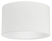 Abajur 35/35/20 Cilindro Branco-Queimado Moderno