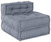 vidaXL Sofá Modular Cinzeto 70 x 70 x 56 cm tecido