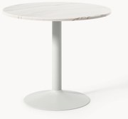 Mesa de jantar oval em mármore Miley, Ø 90 cm
