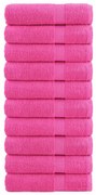 Toalhas de banho premium SOLUND 10 pcs 70x140cm 600 gsm rosa