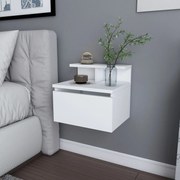Mesa de Cabeceira Alice – Branco – 39,8 x 31,9 x 35 cm