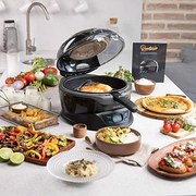 Fritadeira sem óleo TurboCecoFry 4D Healthy 1350 W, dietética, 8 programas, tempo e temperatura ajustável, cozinha a 2 níveis, pá misturadora, livro d